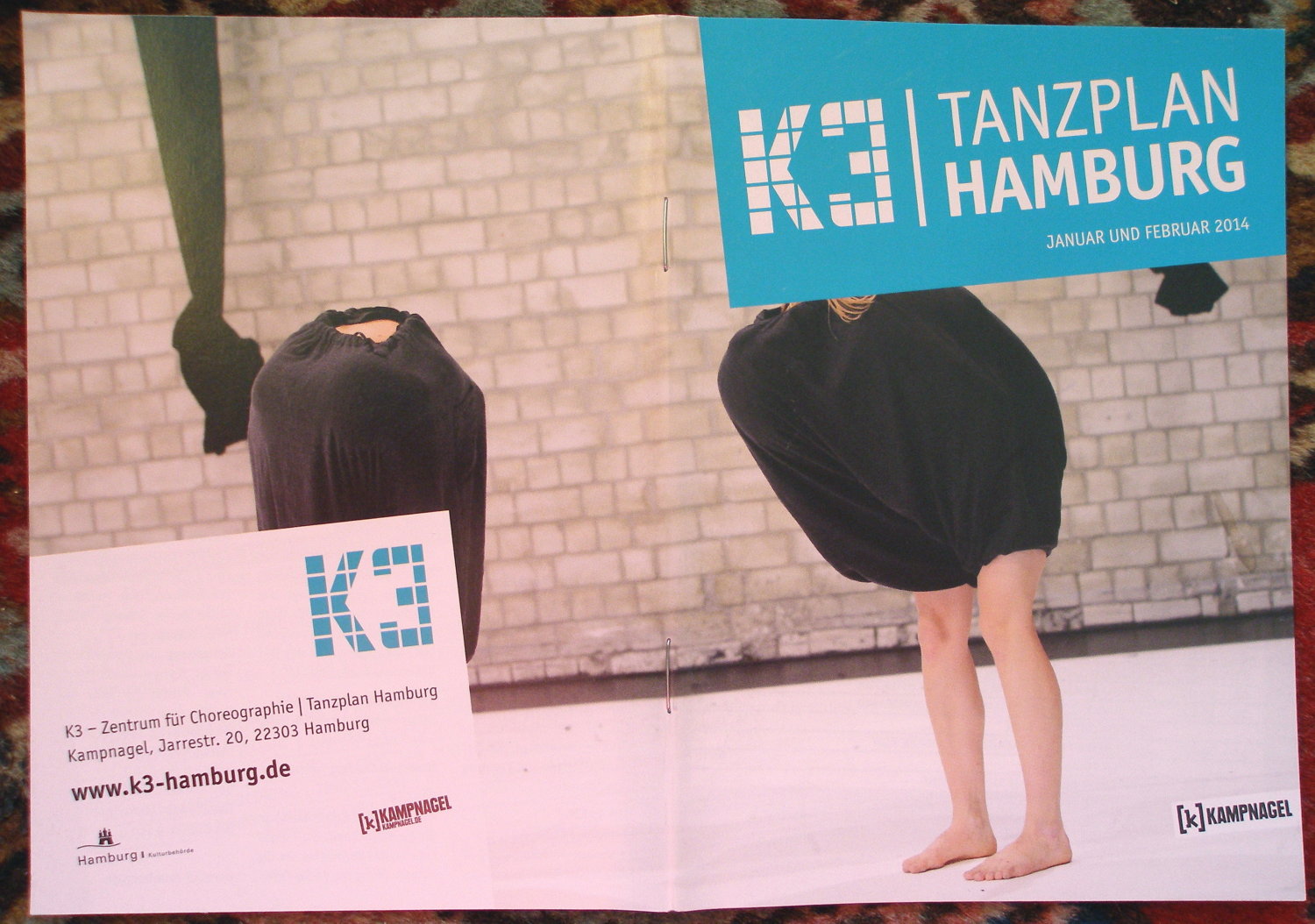 Umschlag K3-Programm Jan-Feb 2014, Foto: Florian Thiele